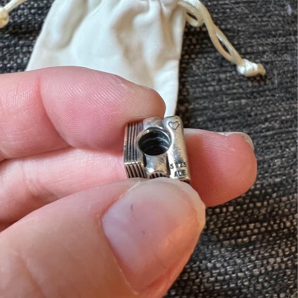 Pandora Sterling Silver Study Book Charm - Picture 2 of 6